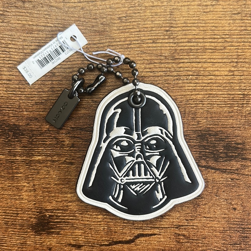 Coach x Starwars Collection Darth Vader keychain/fob